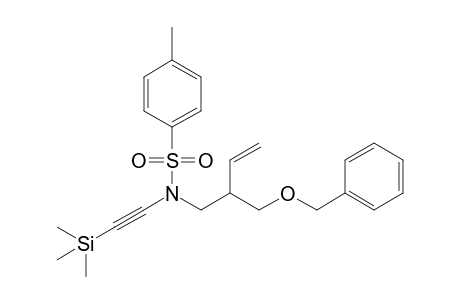 N-[2-(Benzyloxymethyl)but-3-enyl]-4-methyl-N-(trimethylsilylethynyl)benzenesulfonamide