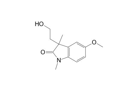 3-(2-hydroxyethyl)-5-methoxy-1,3-dimethyl-2-indolone