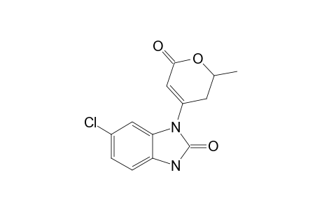 6-CHLORO-1-(2-METHYL-6-OXO-3,6-DIHYDRO-2H-4-PYRANYL)-2,3-DIHYDRO-1H-BENZO-[D]-IMIDAZOL-2-ONE