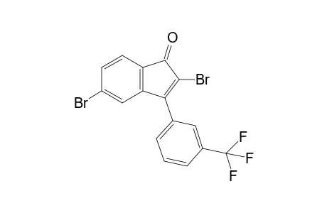 2,5-Dibromo-3-[3-(trifluoromethyl)phenyl]-1H-inden-1-one