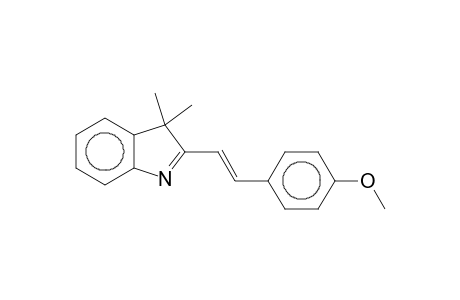 2-[2-(4-Methoxyphenyl)vinyl]-3,3-dimethyl-3H-indole