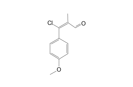 (E)-BETA-CHLORO-ALPHA-METHYL-BETA-(4-MEYHOXYPHENYL)-ACROLEIN