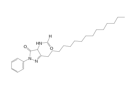 N-(5-oxo-3-pentadecyl-1-phenyl-2-pyrazolin-4-yl)formamide