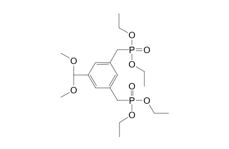 Tetraethyl 5-dimethoxymethyl-1,3-phenylenebis(methylenephosphonate)