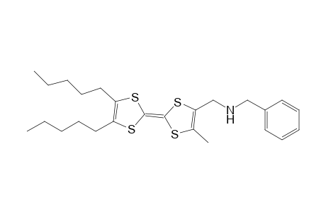 4-(N-Benzylaminomethyl)-5-methyl-4',5'-dipentyltetrathiafulvalene