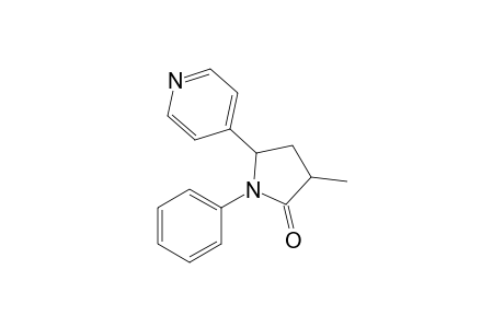 3-Methyl-1-phenyl-5-pyridin-4-ylpyrrolidin-2-one