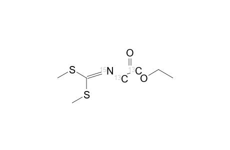 ETHYL-BIS-(METHYL-SULFANYL)-METHYLENE-[1,2-13C2,15N]-GLYCINATE