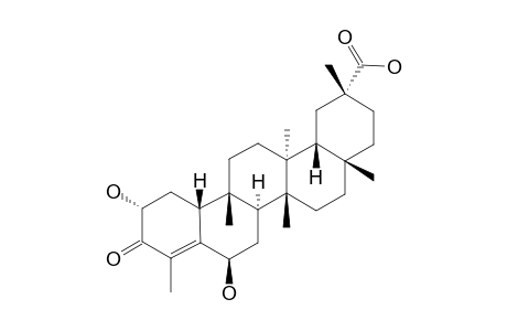 REGEOL-B;2-ALPHA,6-BETA-DIHYDROXY-3-OXO-24-NOR-D:A-FRIEDOOLEANA-4-ENE-29-OIC-ACID