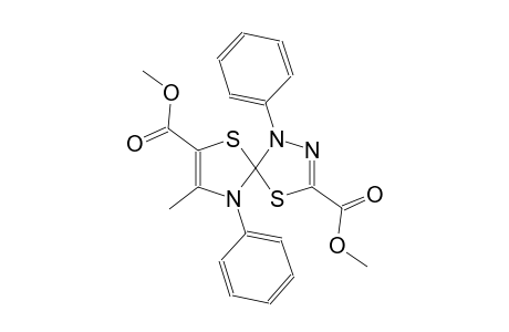 dimethyl 8-methyl-1,9-diphenyl-4,6-dithia-1,2,9-triazaspiro[4.4]nona-2,7-diene-3,7-dicarboxylate