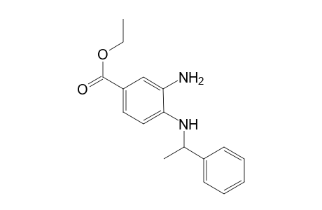 Benzoic acid, 3-amino-4-[(1-phenylethyl)amino]-, ethyl ester