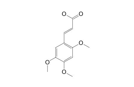 2,4,5-Trimethoxycinnamic acid, predominantly trans