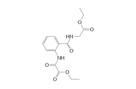 Glycine, N-[2-[(ethoxyoxoacetyl)amino]benzoyl]-, ethyl ester