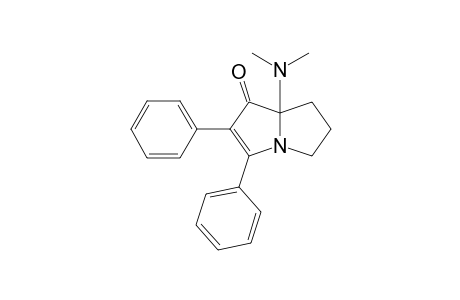 7a-Dimethylamino-2,3-diphenyl-1-oxo-5,6,7,7a-tetrahydro-1H-pyrrolizine