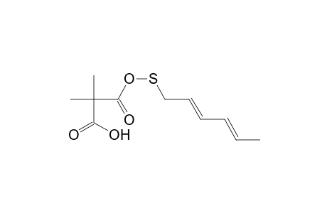 (2,4-hexadienylthio)-dimethylmalonate