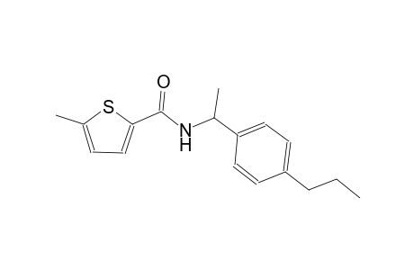 5-methyl-N-[1-(4-propylphenyl)ethyl]-2-thiophenecarboxamide