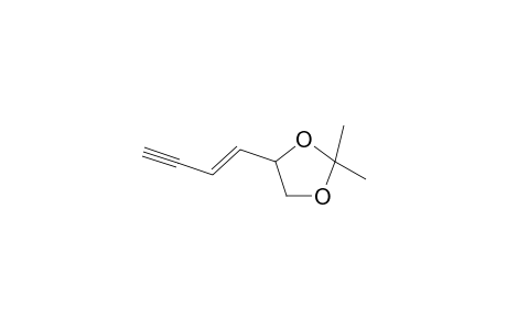 (4S)-4-[(t-Butyl)-1' -en-3'-ynyl]-2,2-dimethyl-1,3-dioxolane