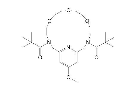 3,15-bis(2',2'-Dimethylpropionyl)-19-methoxy-6,9,12-trioxa-3,15,21-triazabicyclo[15.3.1]heneicosa-1(20),17(21),18-triene