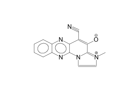 3-METHYL-5-CYANOIMIDAZOLINIO[1',2':1,6]PYRIDO[2,3-B]QUINOXALIN-4-OLATE