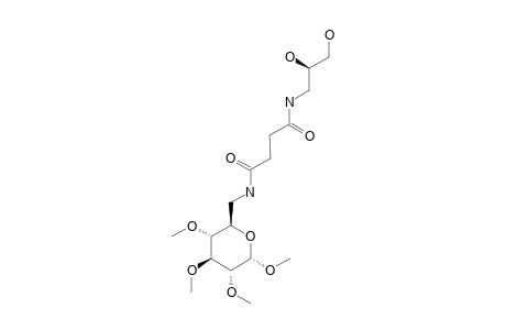 6-[(R)-2,3-DIHYDROXYPROPYL-SUCCINAMIDO]-6-DEOXY-1,2,3,4-TETRA-O-METHYL-ALPHA-D-GLUCOPYRANOSIDE