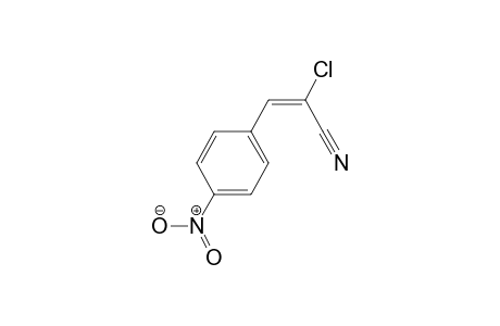 (E)-2-Chloro-3-(p-nitrophenyl)-2-propenenitrile