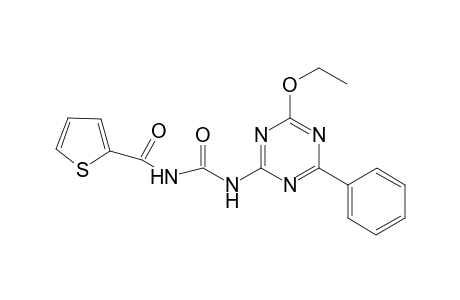 N-[(4-ethoxy-6-phenyl-1,3,5-triazin-2-yl)carbamoyl]thiophene-2-carboxamide