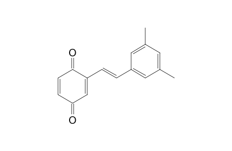 2-[2'-(3",5"-Dimethylphenylethenyl]-1,4-benzoquinone