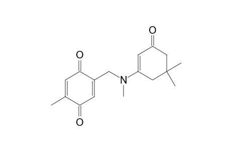 2-[[(3-keto-5,5-dimethyl-1-cyclohexenyl)-methyl-amino]methyl]-5-methyl-p-benzoquinone