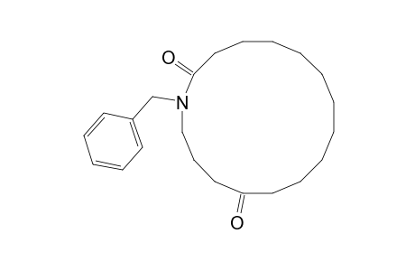 Azacyclohexadecane-2,13-dione, 1-(phenylmethyl)-