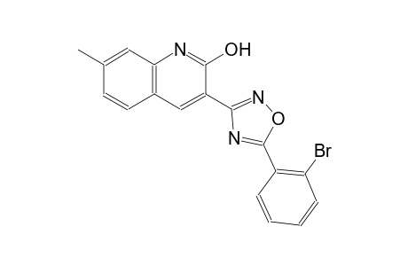 3-[5-(2-bromophenyl)-1,2,4-oxadiazol-3-yl]-7-methyl-2-quinolinol