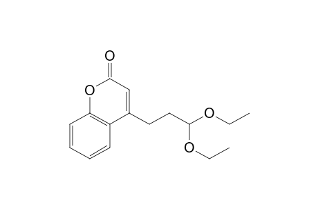4-(3,3-Diethoxypropyl)coumarin
