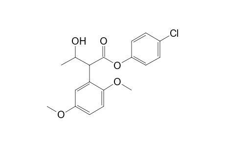 cis-1-(2',5'-Dimethoxyphenyl)-1-(4-chlorophenyloxycarbonyl)propan-2-ol
