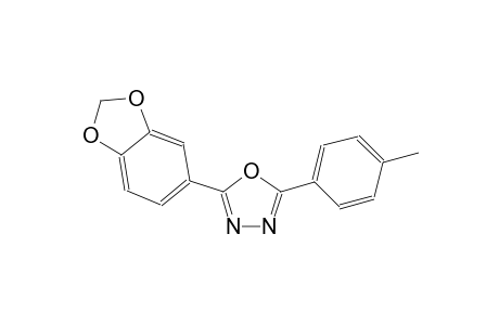 2-(1,3-benzodioxol-5-yl)-5-(4-methylphenyl)-1,3,4-oxadiazole