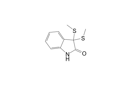 2H-Indol-2-one, 1,3-dihydro-3,3-bis(methylthio)-