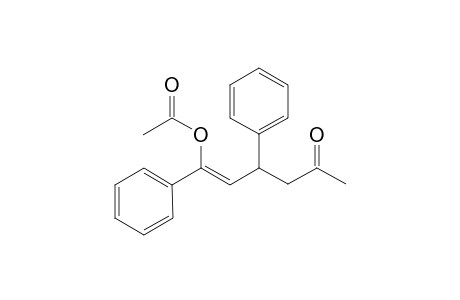(Z)-6-acetoxy-4,6-diphenyl-5-hexen-2-one