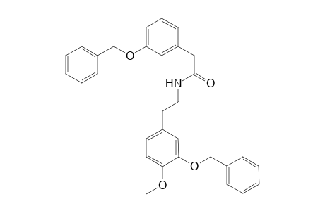 N-(3-(benzyloxy)-4-methoxyphenethyl)-2-(3-(benzyloxy)phenyl)acetamide