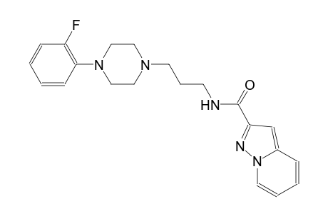 pyrazolo[1,5-a]pyridine-2-carboxamide, N-[3-[4-(2-fluorophenyl)-1-piperazinyl]propyl]-