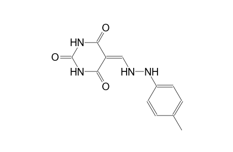 2,4,6(1H,3H,5H)-pyrimidinetrione, 5-[[2-(4-methylphenyl)hydrazino]methylene]-