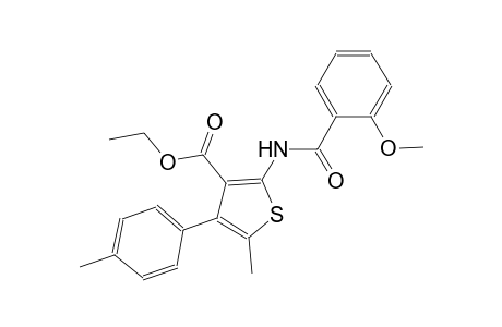 ethyl 2-[(2-methoxybenzoyl)amino]-5-methyl-4-(4-methylphenyl)-3-thiophenecarboxylate