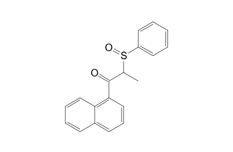 1-(1-Naphthyl)-2-(phenylsulfinyl)-1-propanone