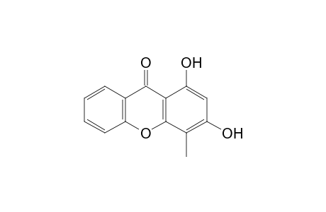 9H-Xanthen-9-one, 1,3-dihydroxy-4-methyl-