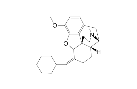 (Z)-6-(CYCLOHEXYLMETHYLIDENE)-7,8-DIHYDRO-6-DEOXYCODEINE