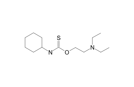 O-(2-diethylaminoethyl) N-cyclohexylcarbamothioate