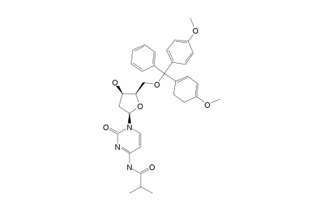 1-[2-DEOXY-5-O-(4,4'-DIMETHOXYTRIPHENYLMETHYL)-BETA-D-THREO-PENTOFURANOSYL]-4-(2-METHYLPROPANOYL)-CYTOSINE