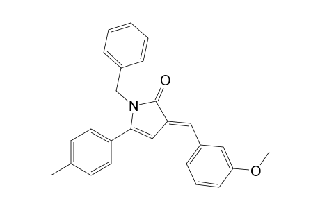 3-(3'-Methoxybenzylidene)-1-benzyl-1,3-dihydro-5-(p-methylphenyl)-2H-pyrrol-2-one