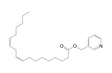 9,12-Octadecadienoic acid (Z,Z)-, 3-pyridinylmethyl ester
