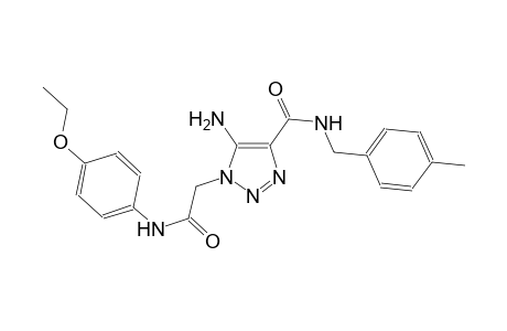 5-amino-1-[2-(4-ethoxyanilino)-2-oxoethyl]-N-(4-methylbenzyl)-1H-1,2,3-triazole-4-carboxamide