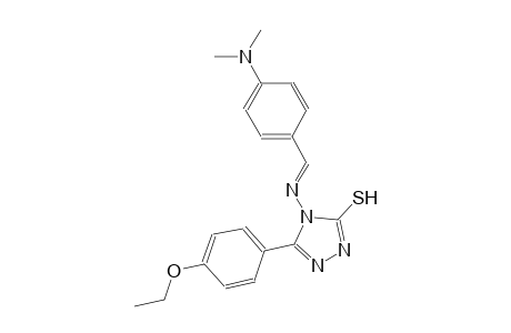 4-({(E)-[4-(dimethylamino)phenyl]methylidene}amino)-5-(4-ethoxyphenyl)-4H-1,2,4-triazol-3-yl hydrosulfide