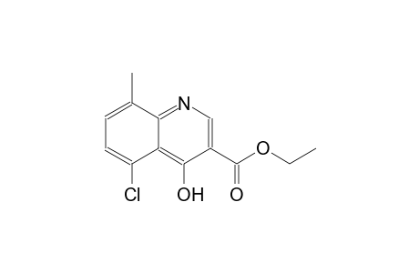 5-Chloro-4-hydroxy-8-methyl-quinoline-3-carboxylic acid ethyl ester