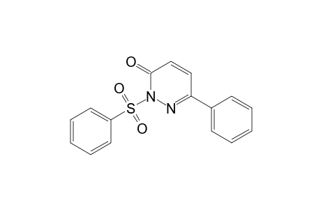 6-Phenyl-2-phenylsulfonyl-3(2H)-pyridazinone