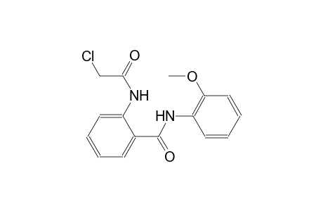2-(2-Chloranylethanoylamino)-N-(2-methoxyphenyl)benzamide
